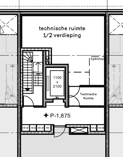 VENTILATIE CAPACITEIT GO = 19,3 m 2 9,7 dm 3 /s = 35 m 3 /h Per meterkast Souterrain - Laag 0 2 dm 3 /s = 7 m 3 /h 1e verdieping GO