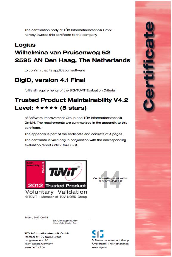 Software Product Certification Voorbeeld Organisatie 10 I 16