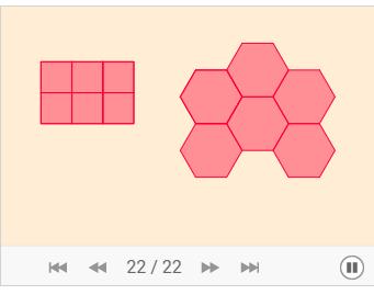 In het GeoGebraboek Symmetrie in het Alhambra: https://www.geogebra.org/m/cwdeuhuw kan je de symmetrieën van de 17 behangpatronen mee analyseren.