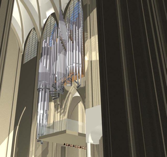 Ontwerp voor een eigentijds orgel in de Sint-Pieterskerk van Leuven Gerard Pels
