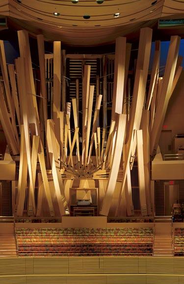 Het beroemdste eigentijdse orgel is ongetwijfeld het nieuwe orgel in Walt Disney Concert Hall in Los Angeles.