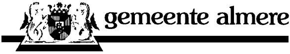GEMEENTEBLAD Officiële uitgave van de gemeente Almere Nr.