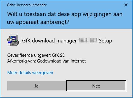 **** Heeft u Windows 10 Edge? Klik op Opslaan in de downloadbalk onderin. Klik vervolgens op Uitvoeren in de downloadbalk onderin.