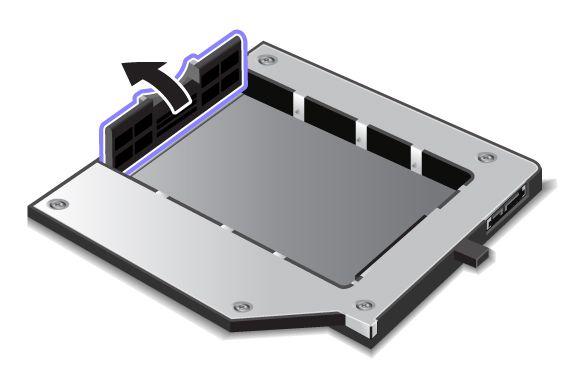 Installeer een tweede vaste-schijfstation via de ThinkPad Serial ATA Hard Drive Bay Adapter III.