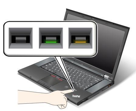 aan een vaste-schijfwachtwoord of aan beide wachtwoorden, kunt u de computer starten, aanmelden bij het systeem en het programma ThinkPad Setup starten door uw vinger over de vingerafdruklezer te