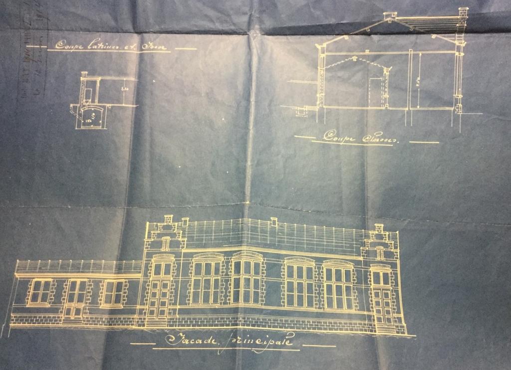 4. Sint-Gerardusschool : bouwplannen Stadsarchief Gent, Bouwaanvragen particuliere woningen, G12, 1914/I/1.