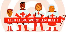 Groep 7,8 EHBO leer je zo! Het Rode Kruis heeft gratis EHBO lesmateriaal voor het basisonderwijs: EHBO leer je zo! Met deze nieuwe lesmethode van het Rode Kruis kunnen leerlingen kennismaken met EHBO.