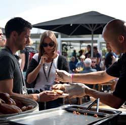 Visitors of the exclusive Paddock Club will be looked after throughout the day with first-class catering.