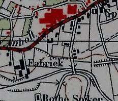 Topografische plattegrond uit 1936 van het gebied rond de Anholtseweg.