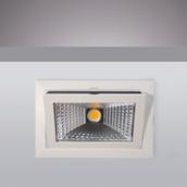 LED downlight 23x15m 41W, incl.