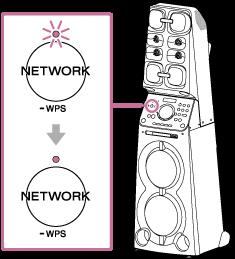 Hint Wanneer u het Home-audiosysteem voor de eerste keer aansluit op een pc, duurt het ongeveer vier of vijf