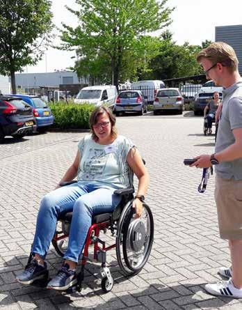 uwe kennis opgeleverd, k te koppelen otherapeut aan training Elektrische hulpaandrijvingen voor rolstoel rijden aan bod.