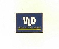 nummer: 114 reden van uitgave: pin (VLD) inhoud: logo vorm: rechthoekige pin beschr voorz: logo van de VLD / PARTIJ VAN DE BURGER (wit en geel op
