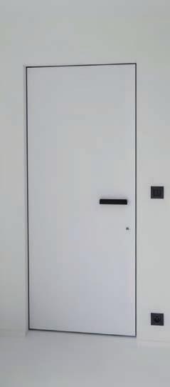 IBO Inbouwomlijsting: Dit systeem creëert minimalistische binnendeuren zonder zichtbare omlijsting rond de deur.