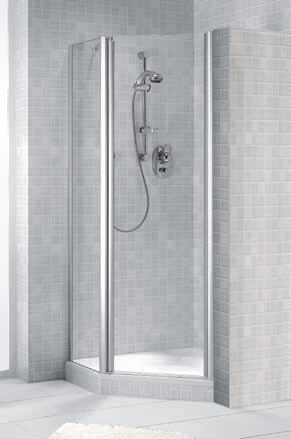 Douchecabines De 200 serie kent voor iedere badkamer een oplossing.