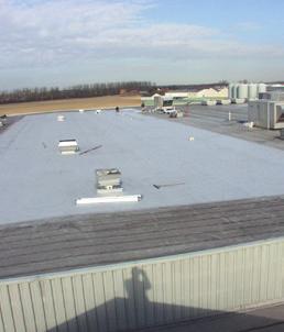 PVC dakbedekkingen zijn tevens verkrijgbaar met anti-slip en