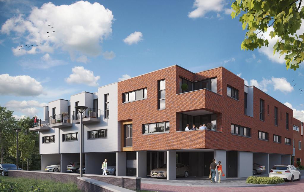 In de wijk Landgoed Driessen in Waalwijk realiseert Casade een woongebouw met twee appartementen en zes maisonnettes.