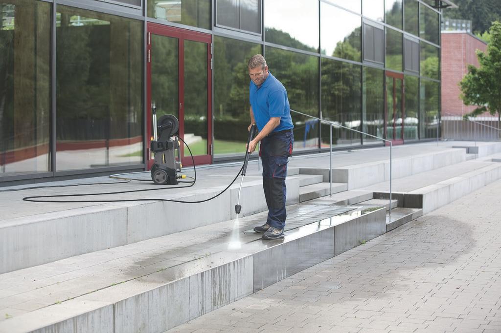 Technische gegevens en uitrusting HD 6/13 C Automatische drukontlasting Voor staand en liggend gebruik Kracht- en tijdsbesparing: EASY!Force-hogedrukpistool en EASY!