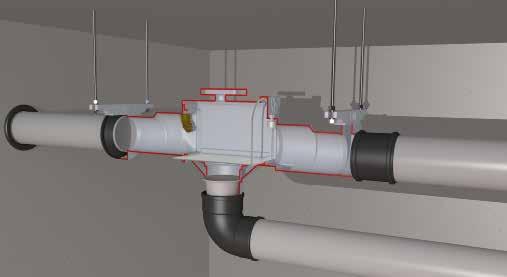 De afstand tussen de lamellen is ca 0,5 mm. Doordat de lamellen enkele graden gekanteld zijn wordt het regenwater afgeremd en naar de tank afgevoerd.