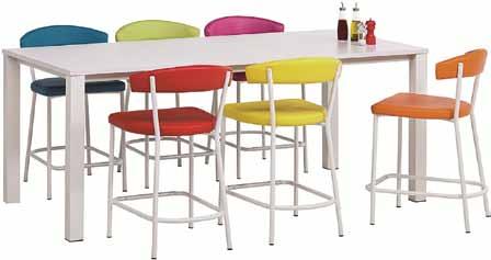 + 4 stoelen 120 TAFEL