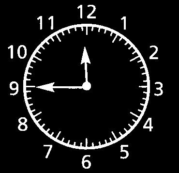 Bedenk bij elke klok een digitale tijd die erbij past. digitale tijd:.