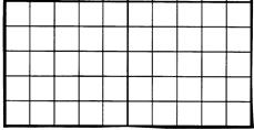 Neem een vel wit papier en teken daarop: Een rechthoekig 'landje' van 8 cm² Een rechthoekig 'landje' van 12 cm² Een rechthoekig 'landje' van 20 cm² c.
