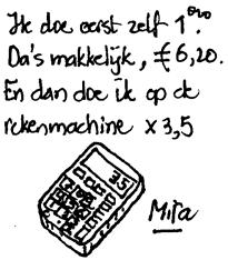 Kladblaadje b. Reken nu ook deze opgaven uit. Reken zelf, gebruik je machine, of doe allebei! 40% van 150,- is... Kladblaadje 7% van 250,- is... 20% van 350,- is... 9% van 320,- is.