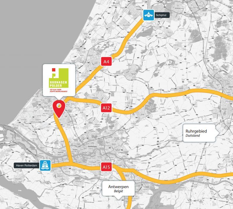 Pilot project: Locatie-analyse Harnaschpolder Verwachte uitkomsten Inzicht in de locatie van de Harnaschpolder in relatie tot de regio, alsmede een gedetailleerd beeld van