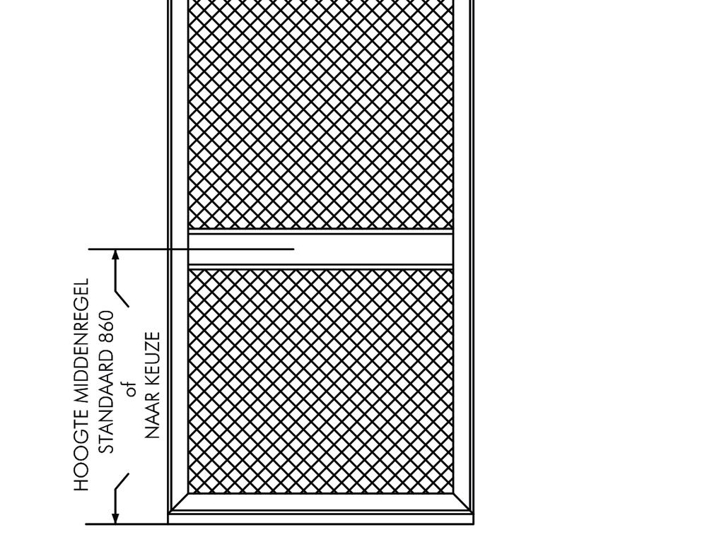 dubbel rail plat rail lengte: borstel: rail z 10 mm 20 mm 15 mm kopborstel zonder middenregel met