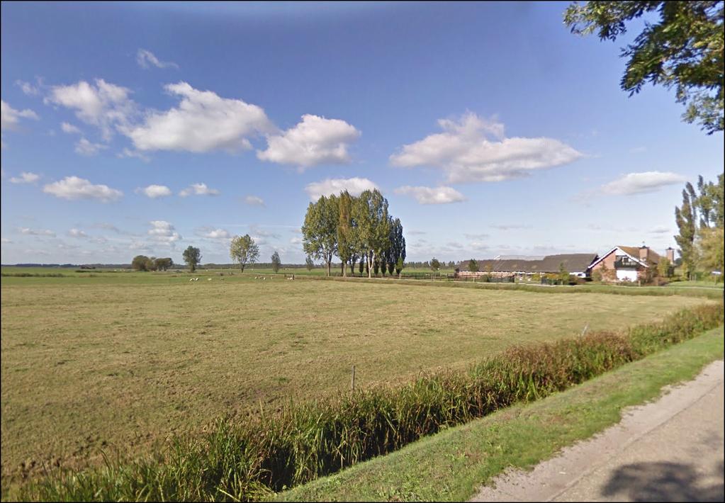 2. Beschrijving plangebied en voorgenomen werkzaamheden Het plangebied betreft de Gasthuisweg 1 te Herwijnen. Hier is een boerenbedrijf gevestigd met veeteelt en fruitteelt.