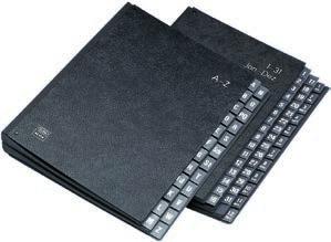 documentenbox 328x242x28mm 510223 Termijn- en sorteermappen JALEMA SECOLOR SYSTEEMMAP SIXTAB MAP ELBA TERMIJNMAP Vervaardigd van hoogwaardig zwart gerecycled hardboard