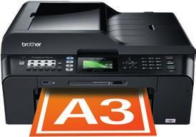 Brother MFC-J825DW 430103 BROTHER INKJETMULTIFUNCTIONAL MFC-990CW 7-in-1 Netwerk Kleureninkjetfax, kleurenprinter, flatbed kleurenscanner, kleurencopier, pc Fax, PhotoCapture Centre en Message Center