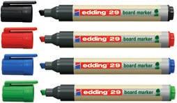 58x43cm 920163 Viltstiften voor whiteboard EDDING ECOLINE WHITEBOARDSTIFT 28 Boardmarker met reukarme inkt op alcoholbasis, zonder toevoeging van butylacetaat.