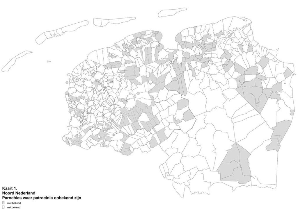 Kaart 1: Noord Nederland :