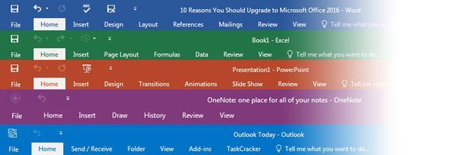 Wat is nieuw in Office 2016 In vergelijking met Office 2010 heeft Office 2016 veel verbeteringen en moderniseringen 'onder de motorkap'. De gebruikersinterface is nauwelijks veranderd.