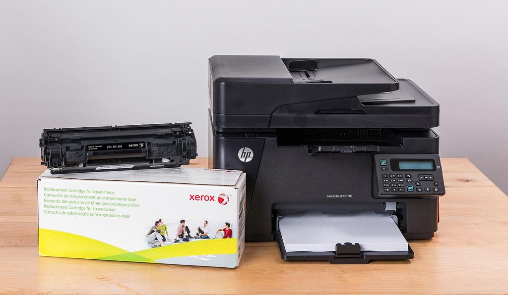 Xerox Laser Cartridges for Non-Xerox Printers Xerox heeft een assortiment lasercartridges ontwikkeld voor gebruik in HP, Brother, Lexmark, Kyocera, OKI, Canon, Epson, IBM InfoPrint en Panasonic