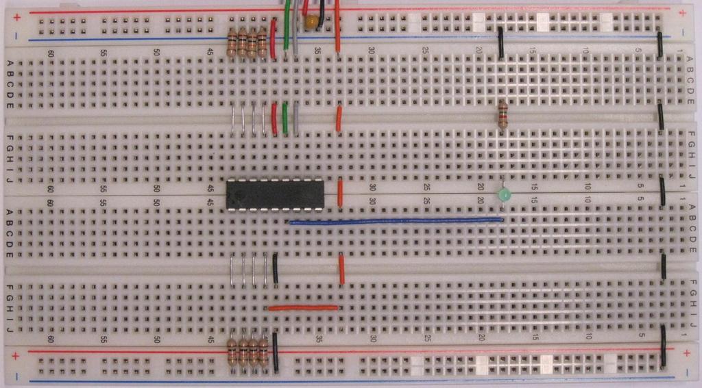 Breadboard opbouwen