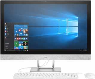 Desktops HP Pavilion Desktop 570-p025nb x Windows 10 Home x AMD A10-9700 processor x 8GB geheugen x PCIe opslag x