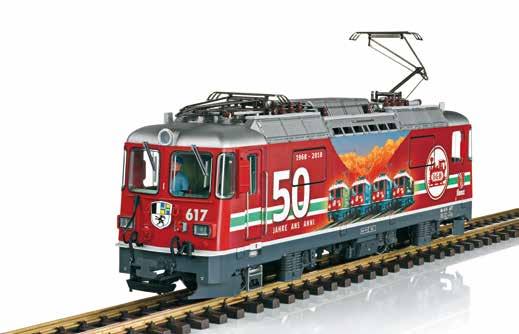 Wij vieren 50 jaar LGB De RhB viert mee Tot eind december 2018 zal de Ilanz in prachtige LGB-jubileumvormgeving op de trajecten van de Rhätische Bahn onderweg zijn. Waar en wanneer ontdekt u via www.