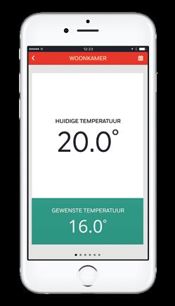 De app maakt het mogelijk om meerdere thermostaten en beveiligingsapparatuur te managen op meerdere locaties.