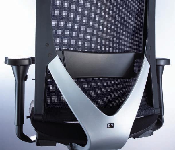 l Uitstekend: de OKAY stoel met netbekleding verbindt ongedwongenheid met zitcomfort op het hoogste niveau.