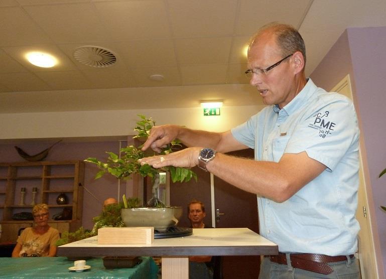 tentoonstelling Bonsai van het Westen gezien heb, toch maar mijn beukje meegenomen.