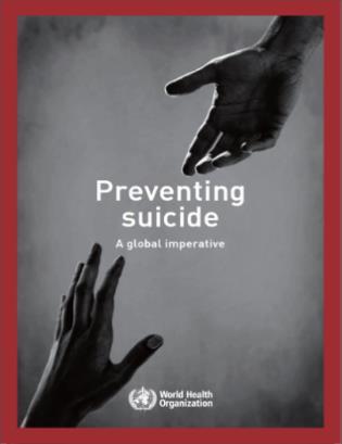 Fundamentele componenten van nationale suicide preventie strategieen 1) Monitoring 7) Crisis Interventie 2) Reductie van lethale methoden 8)