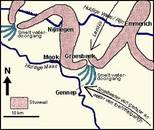 Beschrijving bodemopbouw De geologische opbouw in het gebied wordt voor een belangrijk deel bepaald door het stuwwalcomplex Nijmegen - Reichswald.
