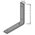 .22 ouwbeveiging Fixation de bâtiment 0707 rempelhoek, geplooid, hoek 90, zwaar, verzonken schroefgaten, verzinkt = dikte Equerre sur chant, forte, angle 90, trous fraisés, galvanisée = épaisseur