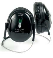 OPTIME DUO Een dubbelniveau-gehoorbeschermer met handige schakelaar.