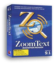 ZoomText Magnifier Screenreader Deze ZoomText Magnifier Screenreader biedt u:» vergrote weergave van wat u typt en/of leest: tot 36x;» ondersteuning voor Microsoft Office 2010: de elementen van de