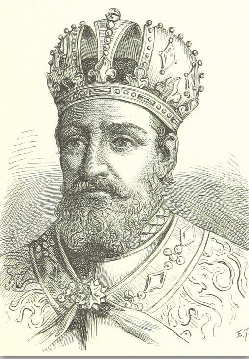 Karel de Kale: Frankfurt am Main, 13 juni 823 - Avrieux; Savoye, 6 oktober 877 Koning van West-Francië (840/843-877), tot keizer gekroond van het hele Roomse Rijk (875-877) als Karel II, met de