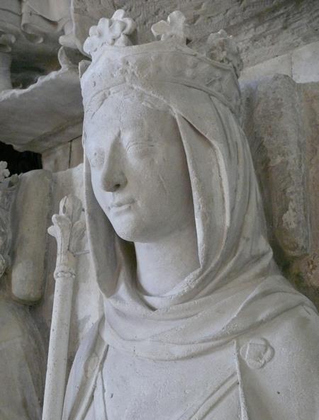 Karel trouwde op 13 december 842 met Ermentrudis van Orléans. Ermentrudis van Orléans (graftombe in de abdijkerk van Saint-Denis, c.