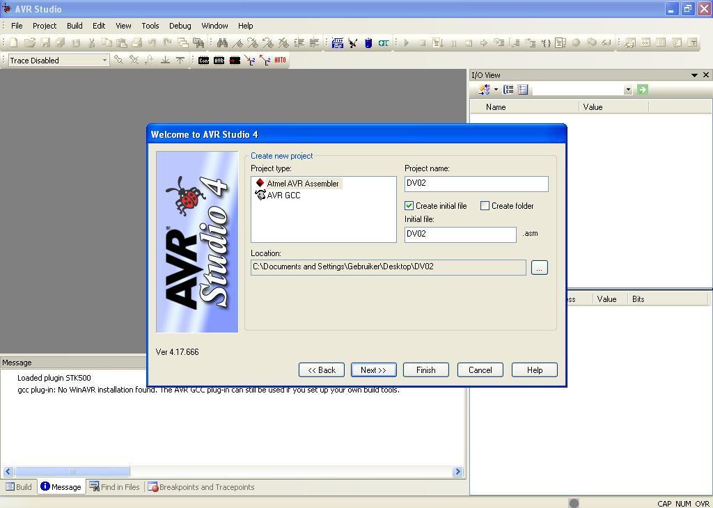 Stap 5: Klik op Atmel AVR Assembler.